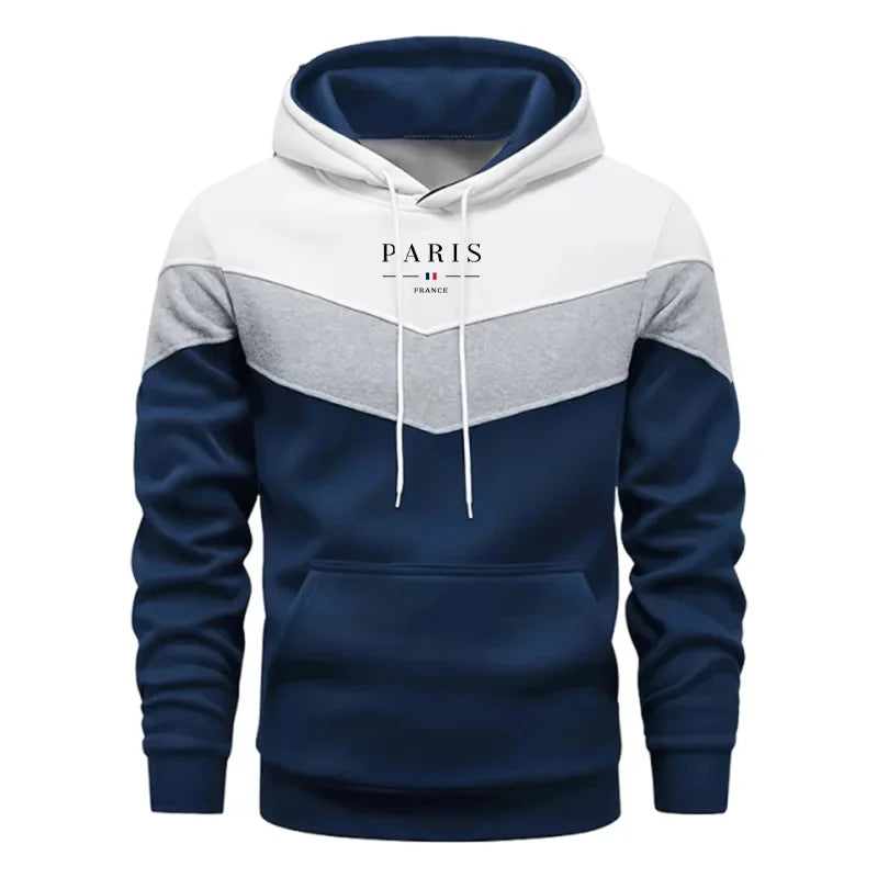 Gran oferta de chándal para hombre con estampado informal, sudaderas con capucha Tricolor, deportes al aire libre, trotar, ropa para hombre, jersey de calidad, Tops