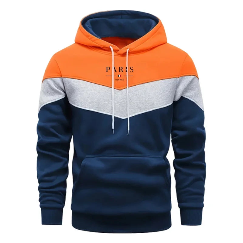 Gran oferta de chándal para hombre con estampado informal, sudaderas con capucha Tricolor, deportes al aire libre, trotar, ropa para hombre, jersey de calidad, Tops