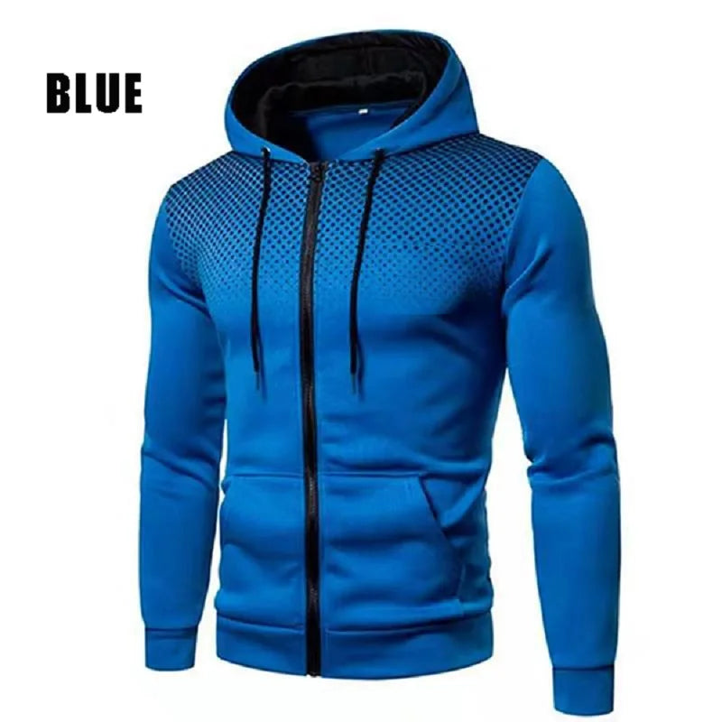 Chaqueta casual de otoño e invierno para hombres All Elite Wrestling Sudadera con capucha con cremallera y bolsillo Impresión Suéter Ropa deportiva
