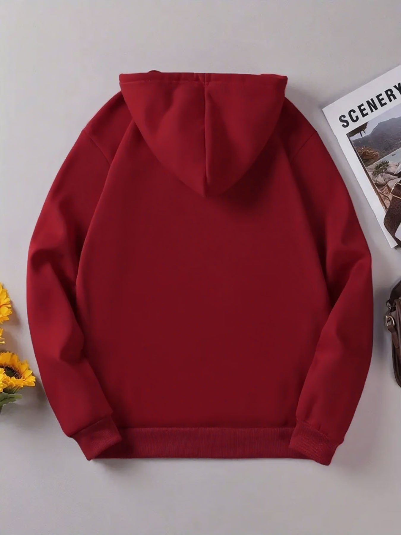 Women'S Casual Two-Piece Set - Letter Print Hoodie and Pants, Long Sleeve, Hooded Top with Front Pocket, Regular Fit Joggers, Polyester, Black, Pink, Red, Gray, Casual Wear | Zip-Up Hoodie, Hooded Women, Thank You For The Clo