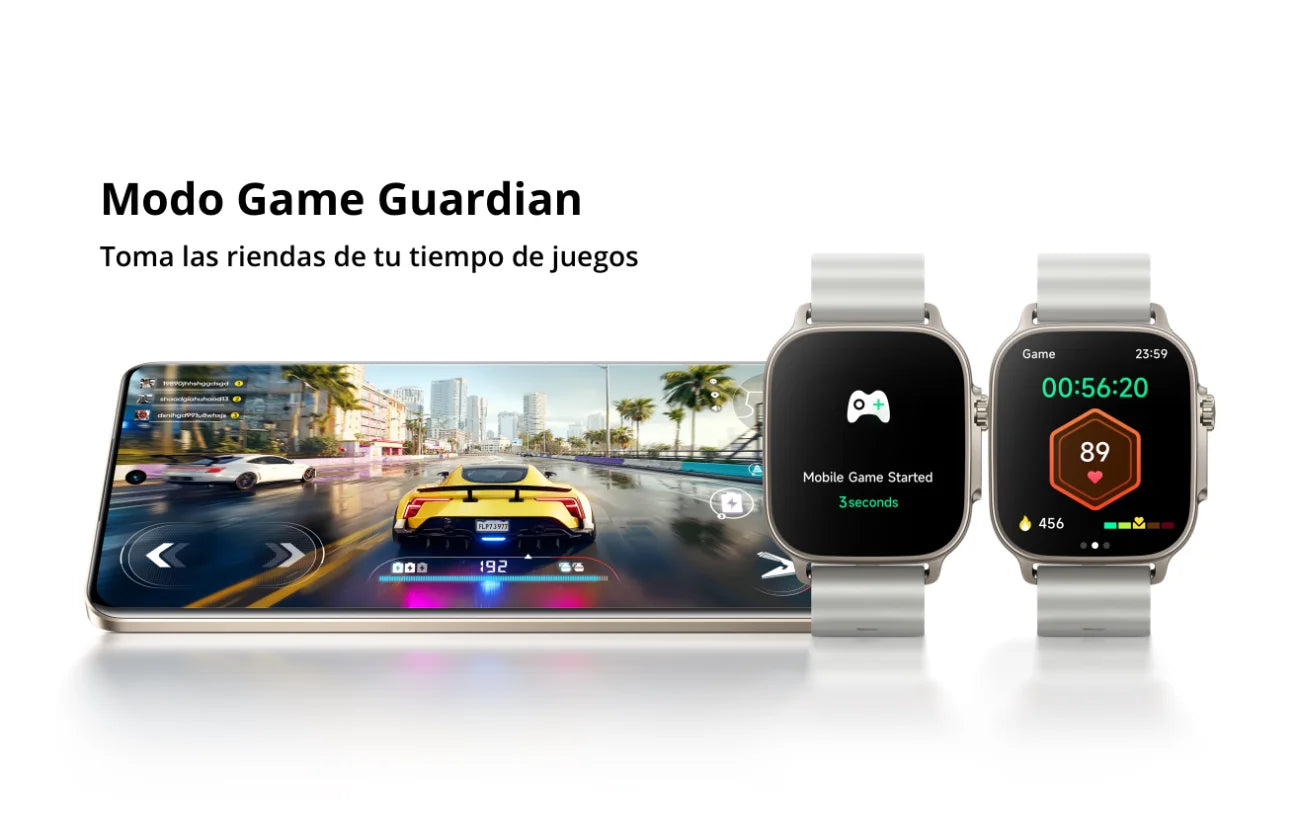 Smartwatch - realme Watch 5, Versión Global, Gran Pantalla AMOLED de 1.97", 16 días Vida de la Batería muy Larga, IP68, 108 modos de deporte y de monitorización de salud, NFC, Brújula y GPS independiente con 5 GNSS, relo