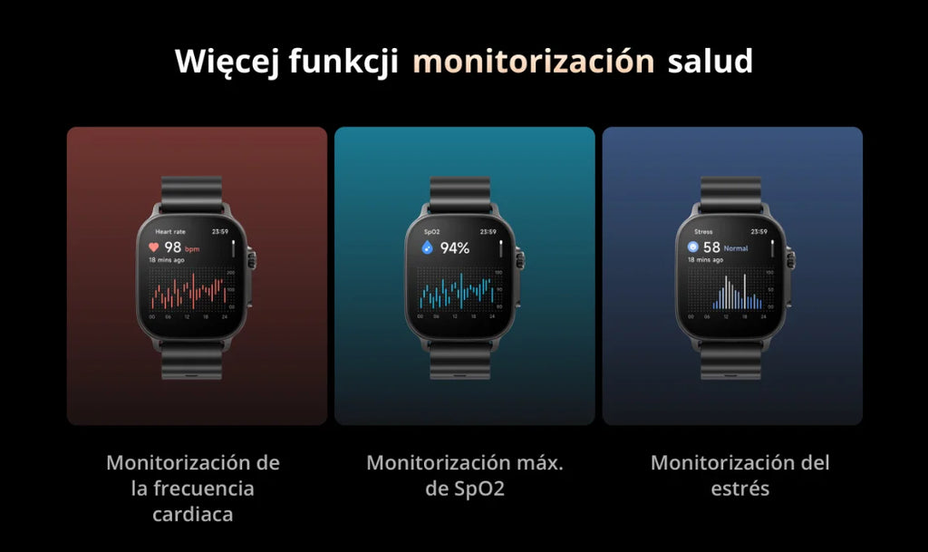 Smartwatch - realme Watch 5, Versión Global, Gran Pantalla AMOLED de 1.97", 16 días Vida de la Batería muy Larga, IP68, 108 modos de deporte y de monitorización de salud, NFC, Brújula y GPS independiente con 5 GNSS, relo