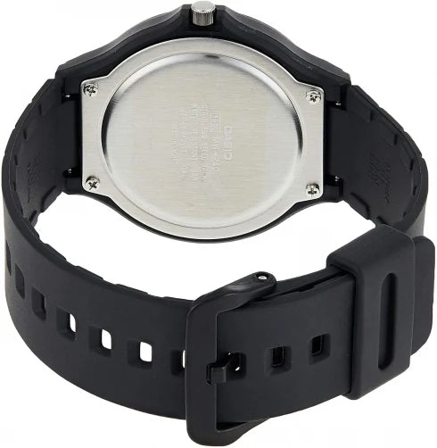 Reloj Casio MW-240-4BV para Hombre, Analógico, Color Naranja, Resistente Al Agua