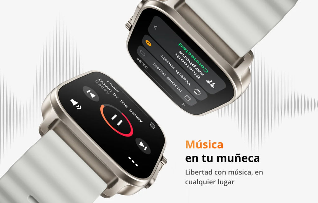 Smartwatch - realme Watch 5, Versión Global, Gran Pantalla AMOLED de 1.97", 16 días Vida de la Batería muy Larga, IP68, 108 modos de deporte y de monitorización de salud, NFC, Brújula y GPS independiente con 5 GNSS, relo