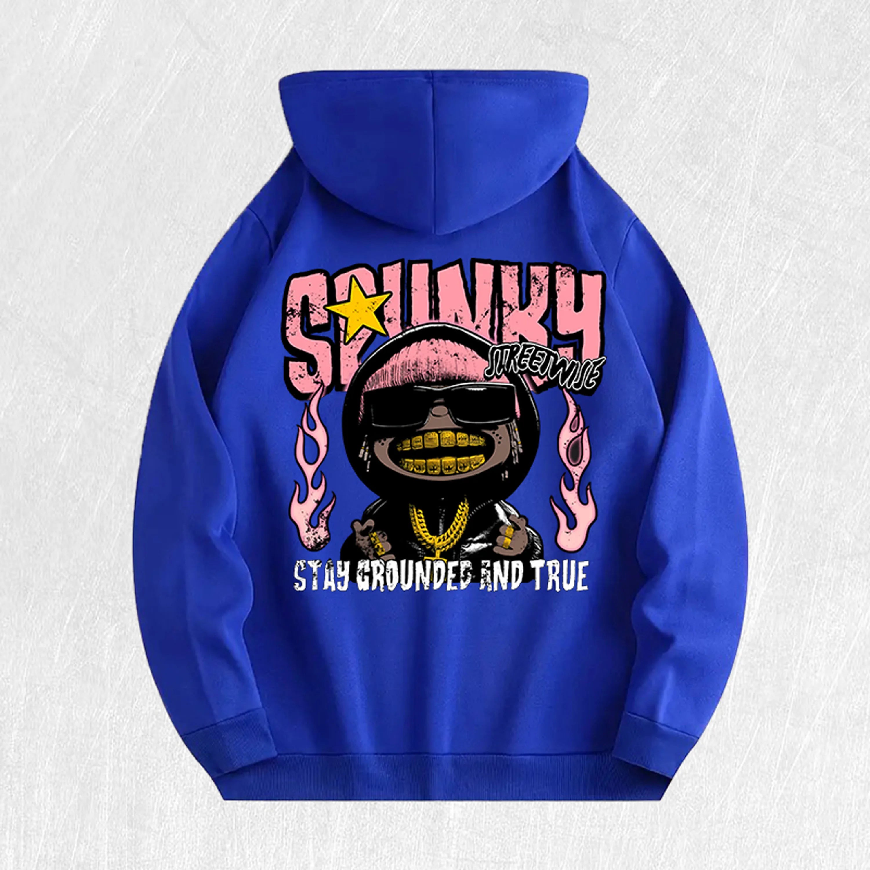 Spunky Stay Grounded Graphic Hoodie 100% Cotton US Warehouse 6 Colors
