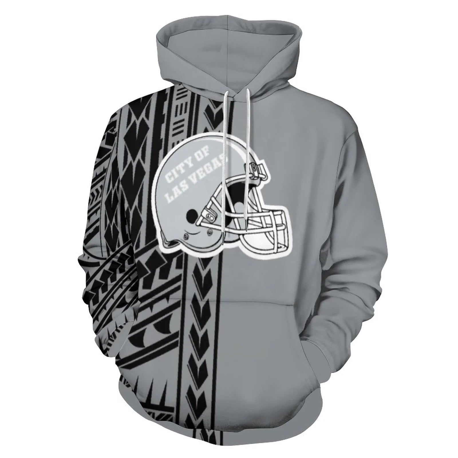 Sudadera Tribal Polinesia Hombre Talla Grande