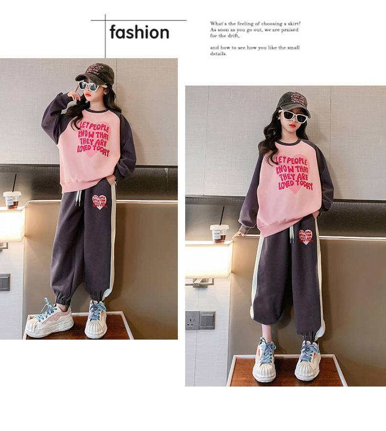 Chándal Lana Niñas 5-14 Años - Sudadera + Pantalones Invierno