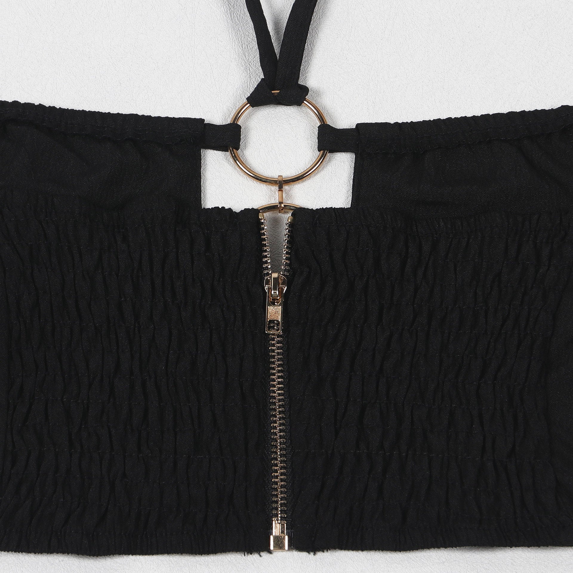 CM.YAYA-Conjunto de dos piezas para mujer, Top sin mangas y pantalones de pierna ancha, traje calado con agujeros, chándal de calle Sexy de verano