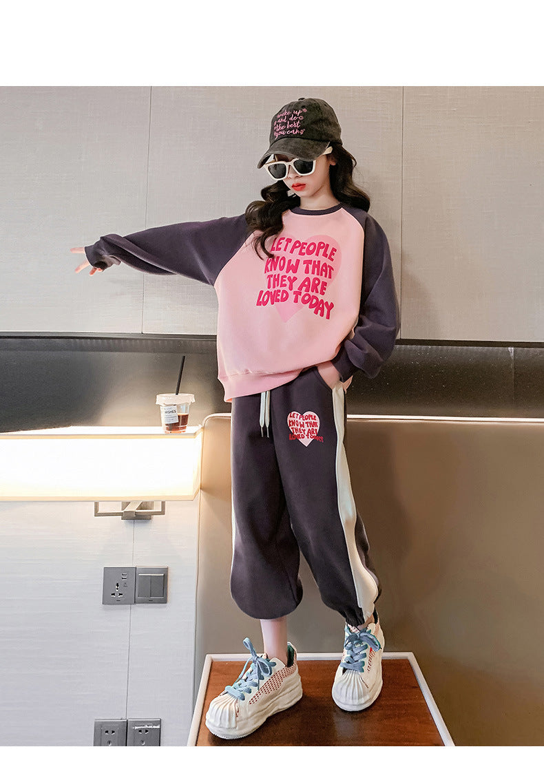 Chándal Lana Niñas 5-14 Años - Sudadera + Pantalones Invierno