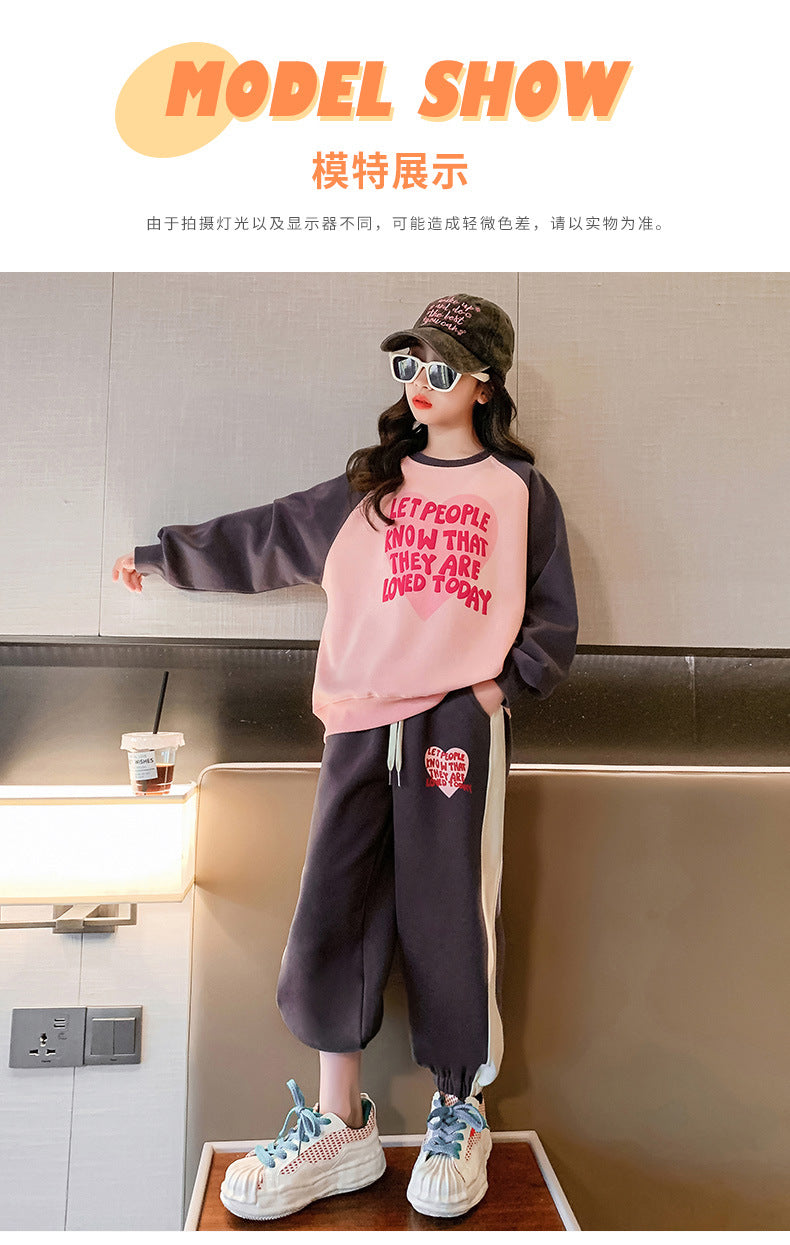 Chándal Lana Niñas 5-14 Años - Sudadera + Pantalones Invierno