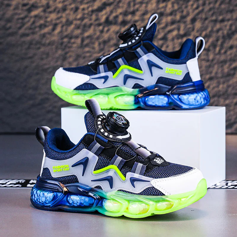 Zapatillas de deporte para niños, zapatos planos transpirables de malla informales para caminar, moda 2023, zapatos de tenis para niñas, zapatos deportivos para niños