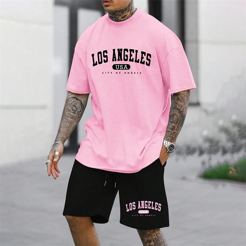 Conjunto Deportivo Hombre 20024 Estilo Baloncesto | Pijama Holgado de Verano para Playa y Vacaciones
