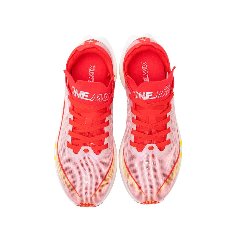 ONEMIX-zapatillas para correr para maratón, placa de carbono, prueba profesional, soporte estable para zapatillas de deporte ultraligeras que absorben los golpes, novedad de 2025