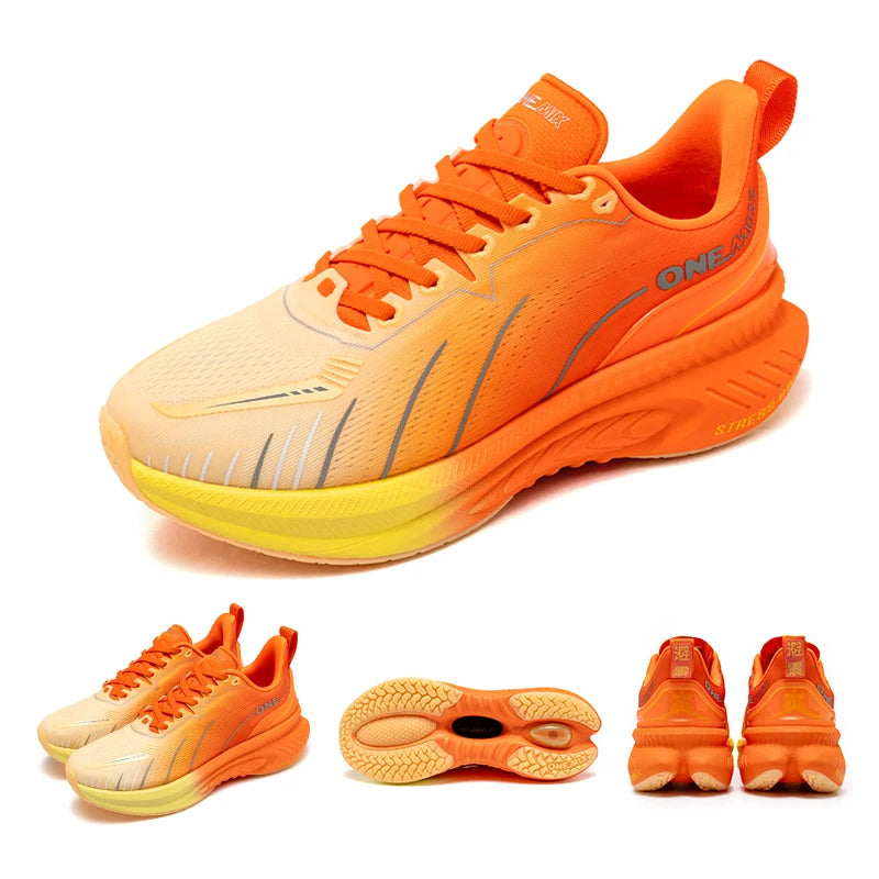 ONEMIX, zapatillas blancas para correr en carretera para hombre, zapatillas deportivas con cojín de aire para exteriores, zapatillas deportivas para hombre, zapatos para correr de verano, calzado para mujer