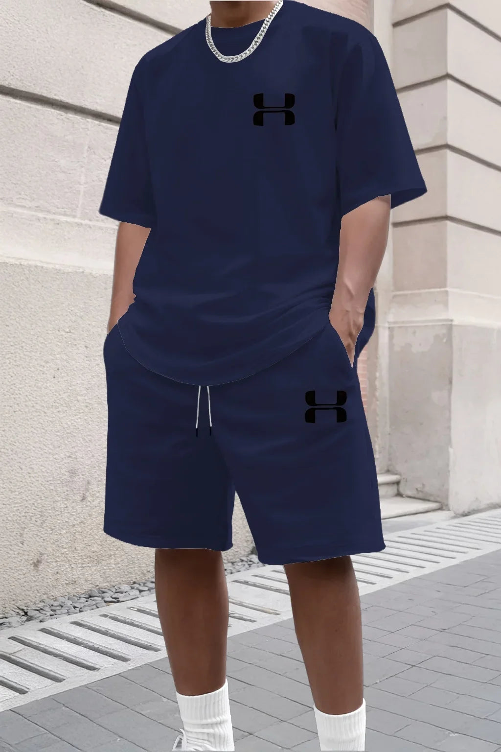 Conjunto Deportivo para Hombre 2026, Camiseta de Manga Corta y Pantalones Cortos Deportivos, Conjunto de Dos Piezas Informal para Verano