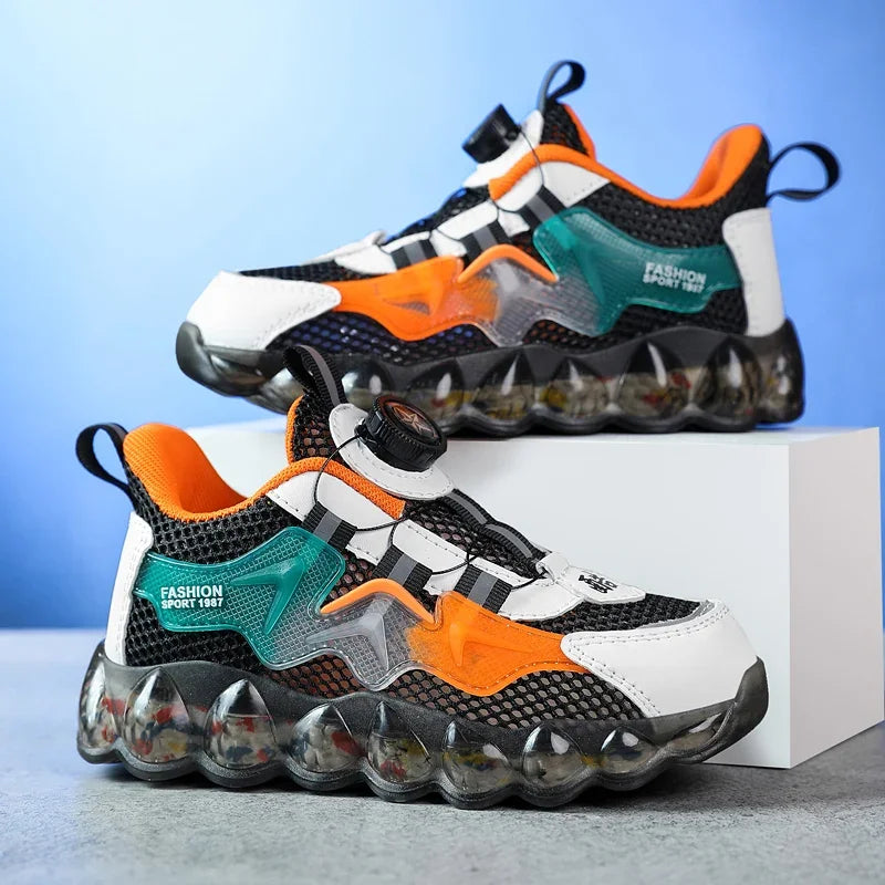 Zapatillas de deporte de lujo para niños, zapatos informales para niños, zapatillas de deporte de moda 2023, zapatillas deportivas atléticas para niños de 7 a 12 años