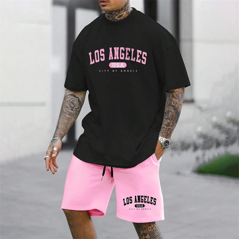 Conjunto Deportivo Hombre 20024 Estilo Baloncesto | Pijama Holgado de Verano para Playa y Vacaciones