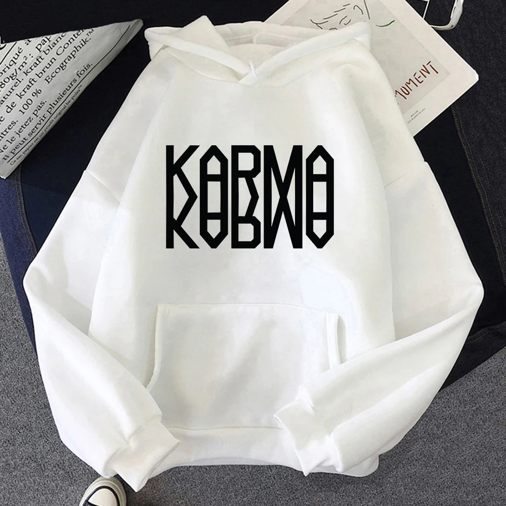 2025 nuevo álbum KARMA Sudadera con capucha Hot Song Ceremony Retro mujeres/hombres sudaderas con capucha Otoño Invierno ropa estética sudadera Vintage