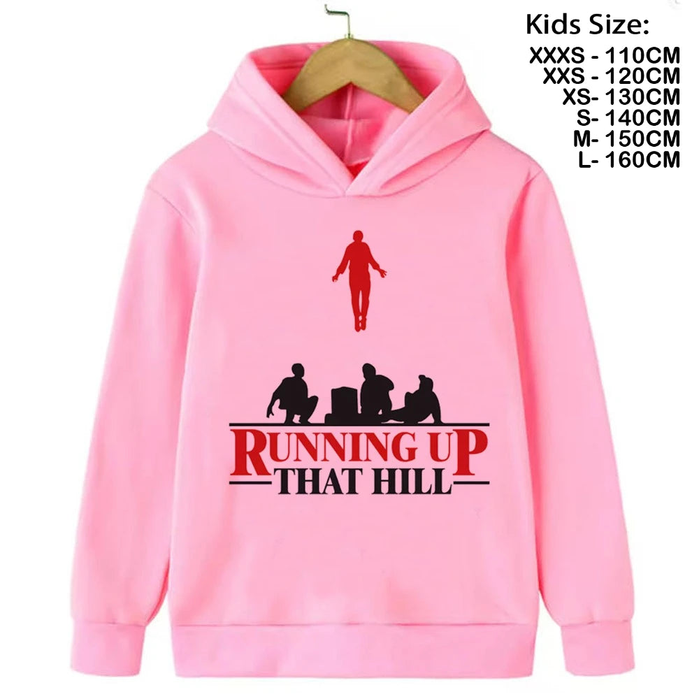 Eddie Munson Demogorgon Hawkins Cannibal Flower Sudadera con capucha Niños Dibujos animados Niños Niñas Niños Sudaderas