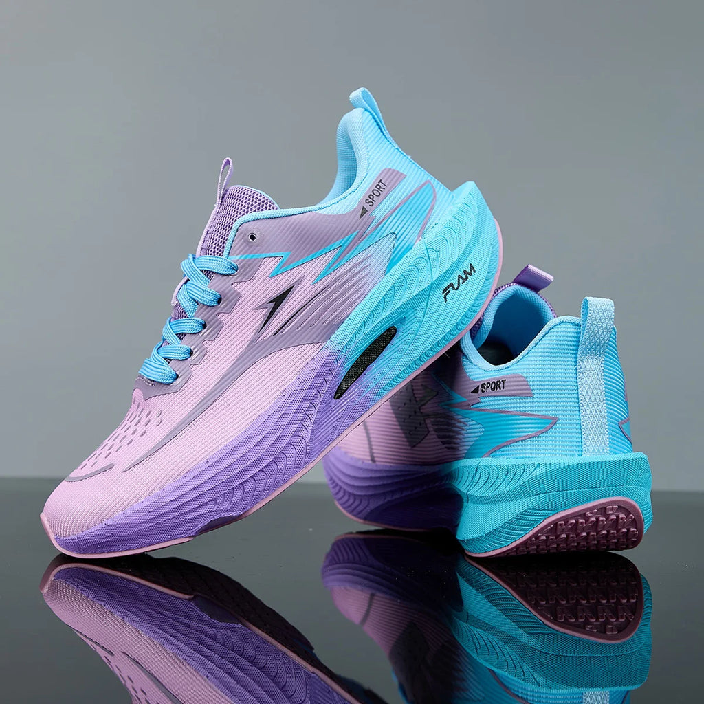 Zapatillas deportivas para correr para hombre, informales, transpirables, ligeras, cómodas, atléticas, antideslizantes, para caminar al aire libre