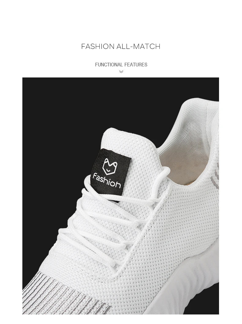 Shoes for Men Designer Men Shoes Breathable Mesh White Men's Tennis Trainers Male Casual Sneakers Zapatos Hombre Tenis Masculino