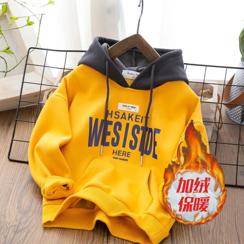 Sudadera Capucha Niños 4-12 Años - Jersey Deportivo Otoño