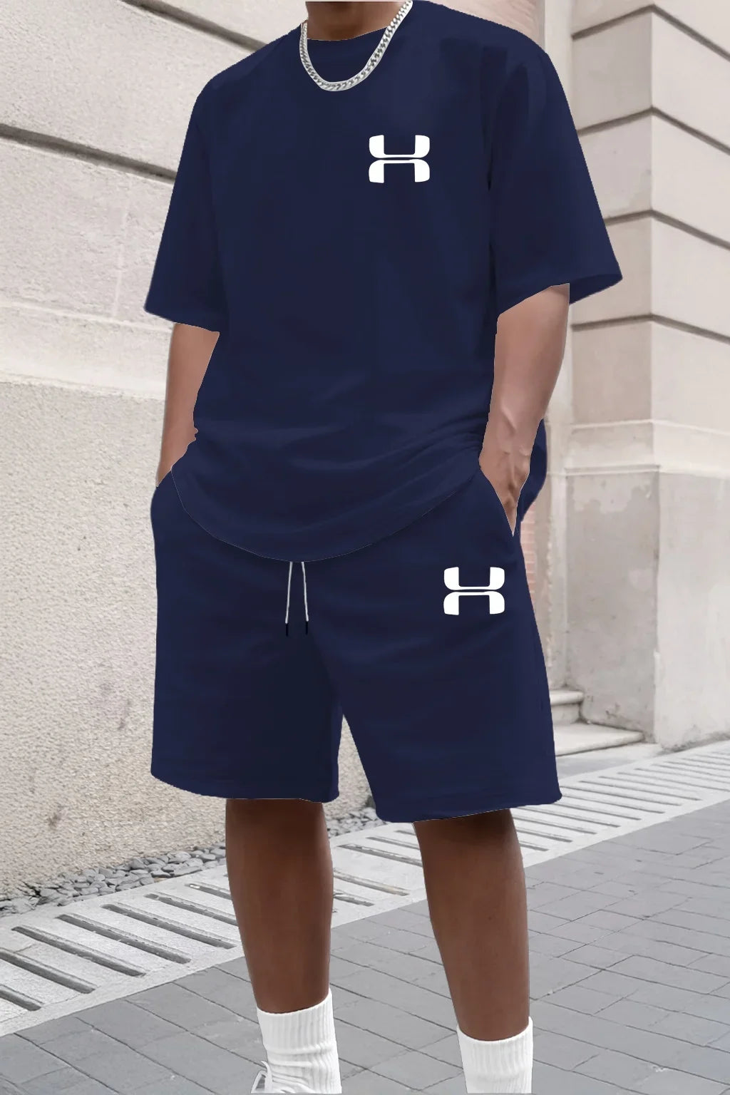 Conjunto Deportivo para Hombre 2026, Camiseta de Manga Corta y Pantalones Cortos Deportivos, Conjunto de Dos Piezas Informal para Verano