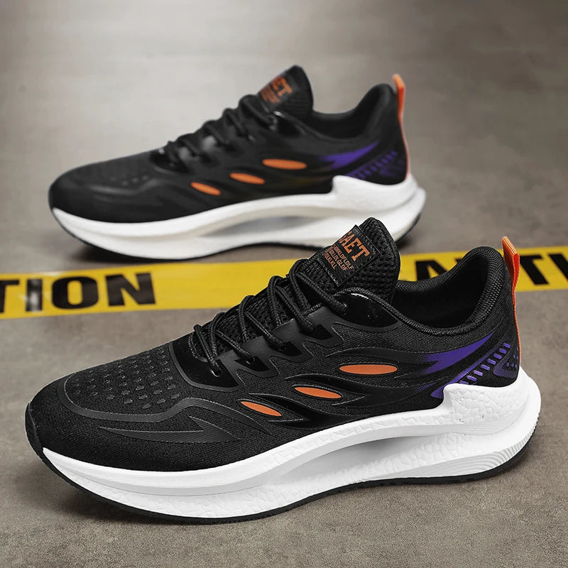 Zapatos deportivos transpirables para hombre, novedad de primavera, malla, moda informal, zapatos versátiles de moda para hombre, zapatos para correr de verano adecuados para deportes al aire libre