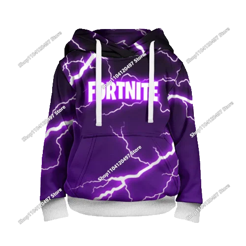 Sudadera Fortnite Niños - Capucha Anime Y2K 2025