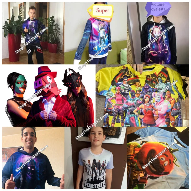 Sudadera Fortnite Niños - Capucha Anime Y2K 2025