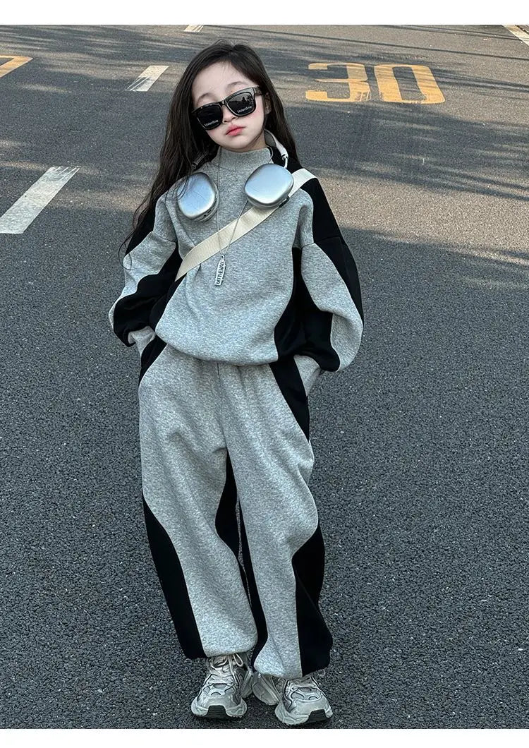 Conjunto Patchwork Niños 4-12 Años - Sudadera + Pantalón