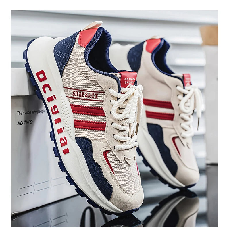 Trendy Brand Men's New Comfortable and Versatile Casual Shoes with Soft Soles Anti Slip and Wear-resistant Shoes Zapatos Hombre