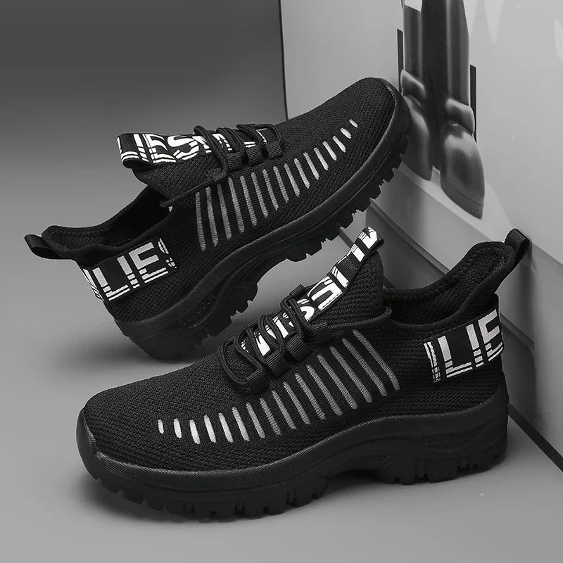 Tenis Masculino Shoes Summer Breathable High End Design Mesh Sneakers Lightweight Outdoor Exercise Casual Flat Shoes for Men