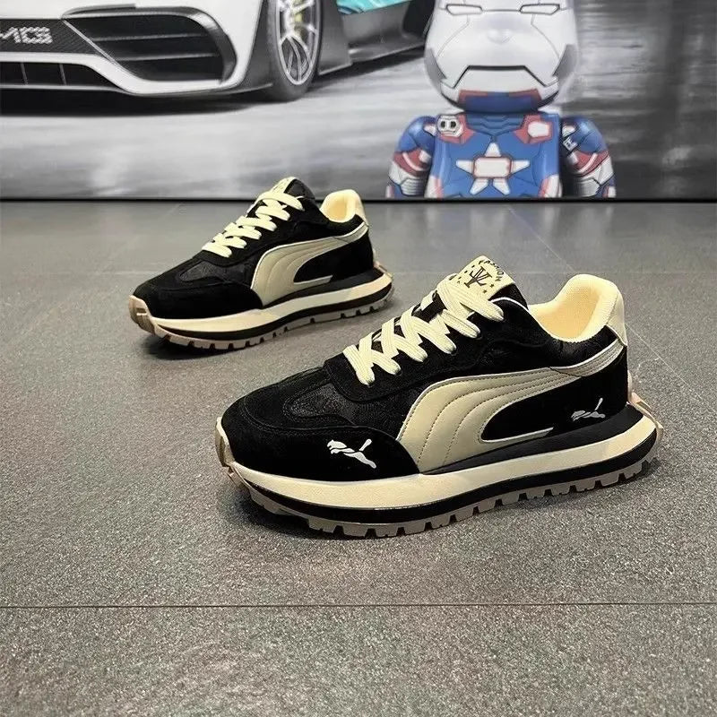 Zapatos informales para hombre, calzado deportivo, zapatos informales de verano con suela gruesa para hombre, zapatos suaves y cómodos antideslizantes, zapatos de moda para exteriores