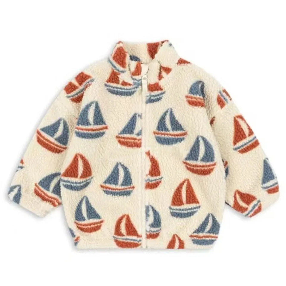 Chaqueta Sherpa Niños Invierno - Abrigo Lana Cálido