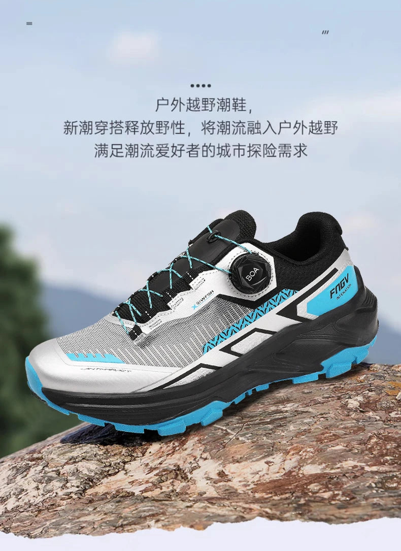 Zapatos de senderismo al aire libre con estilo para hombre, zapatillas de senderismo resistentes con forro cálido de felpa para calzado masculino de invierno