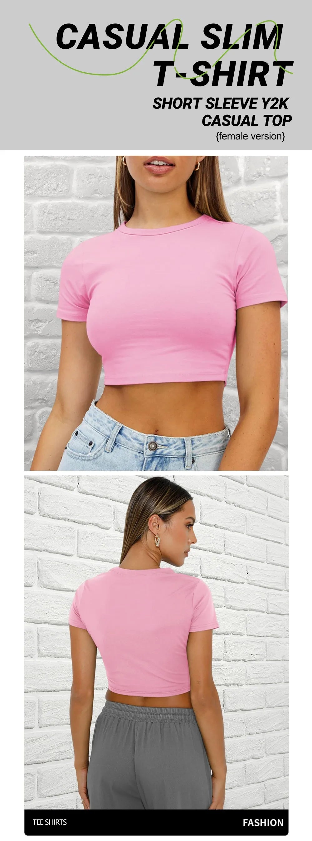 Camiseta elástica ajustada de calle de verano para mujer, camisetas de Yoga de Color sólido, ropa deportiva Sexy transpirable, ropa deportiva corta suave de manga corta para mujer