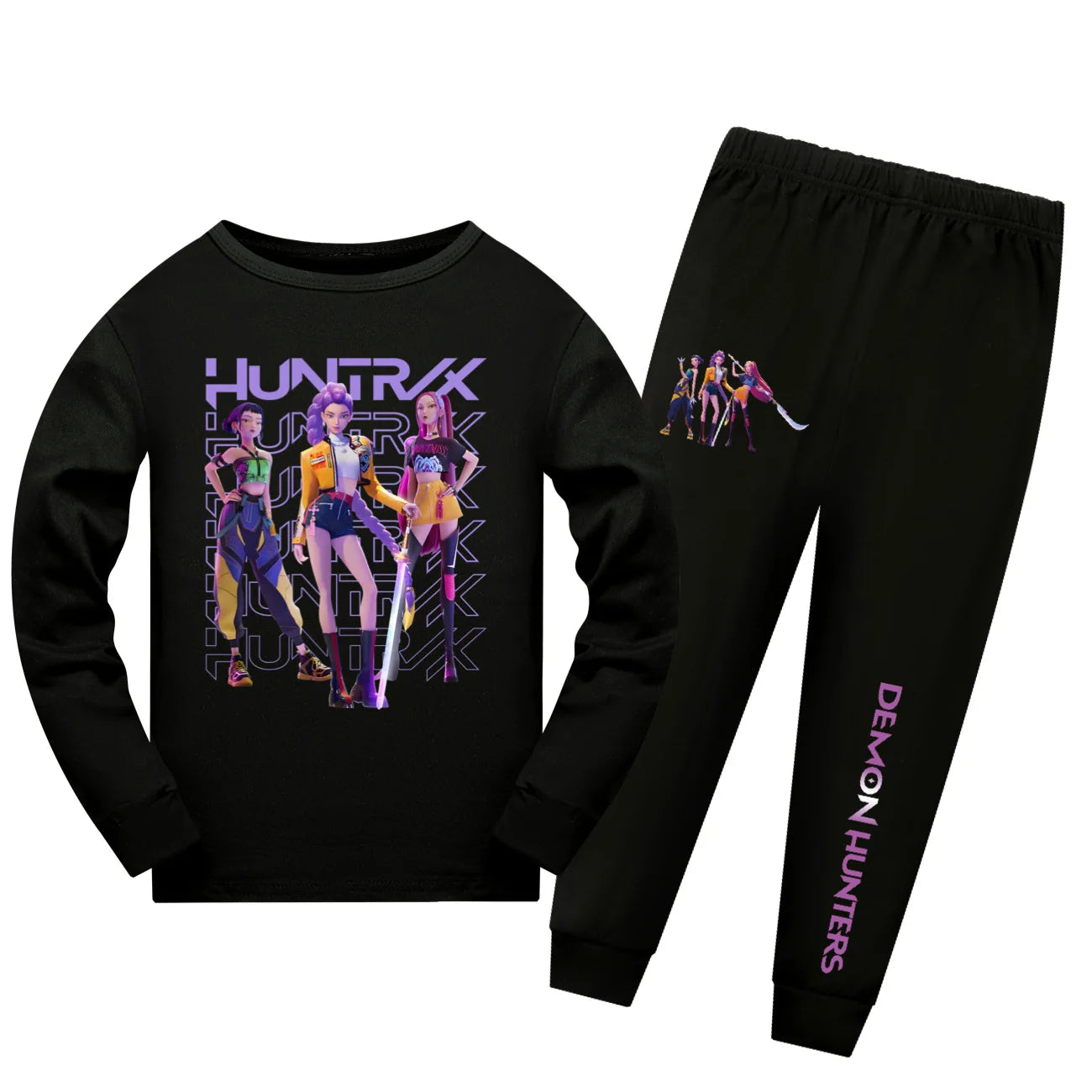 Pijama Demon Hunters Niños - Manga Larga KPop