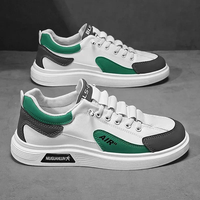 2025 casuales al aire cordones estilo coreano viaje juvenil zapatos de fondo plano para hombres transpirable shoe