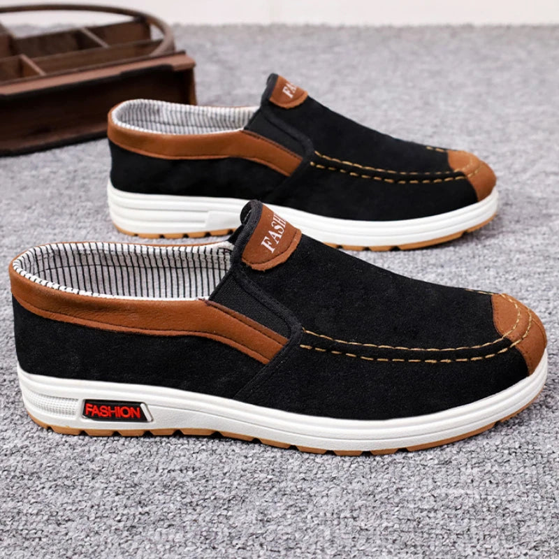 Shoes for Men Plus Size Male Loafers Lightweight Comfortable Sneakers Slip on Flats Soft Sole Male Casual Shoes Winter Zapatos