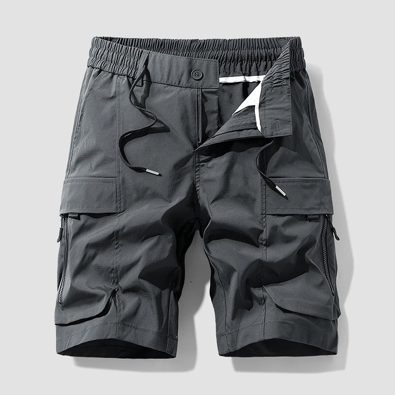 Pantalones Cortos Cargo de Verano para Hombre, de Secado Rápido, Ligeros, para Senderismo, Tácticos, con Múltiples Bolsillos Grandes, Casuales, para Pesca y Golf 2026