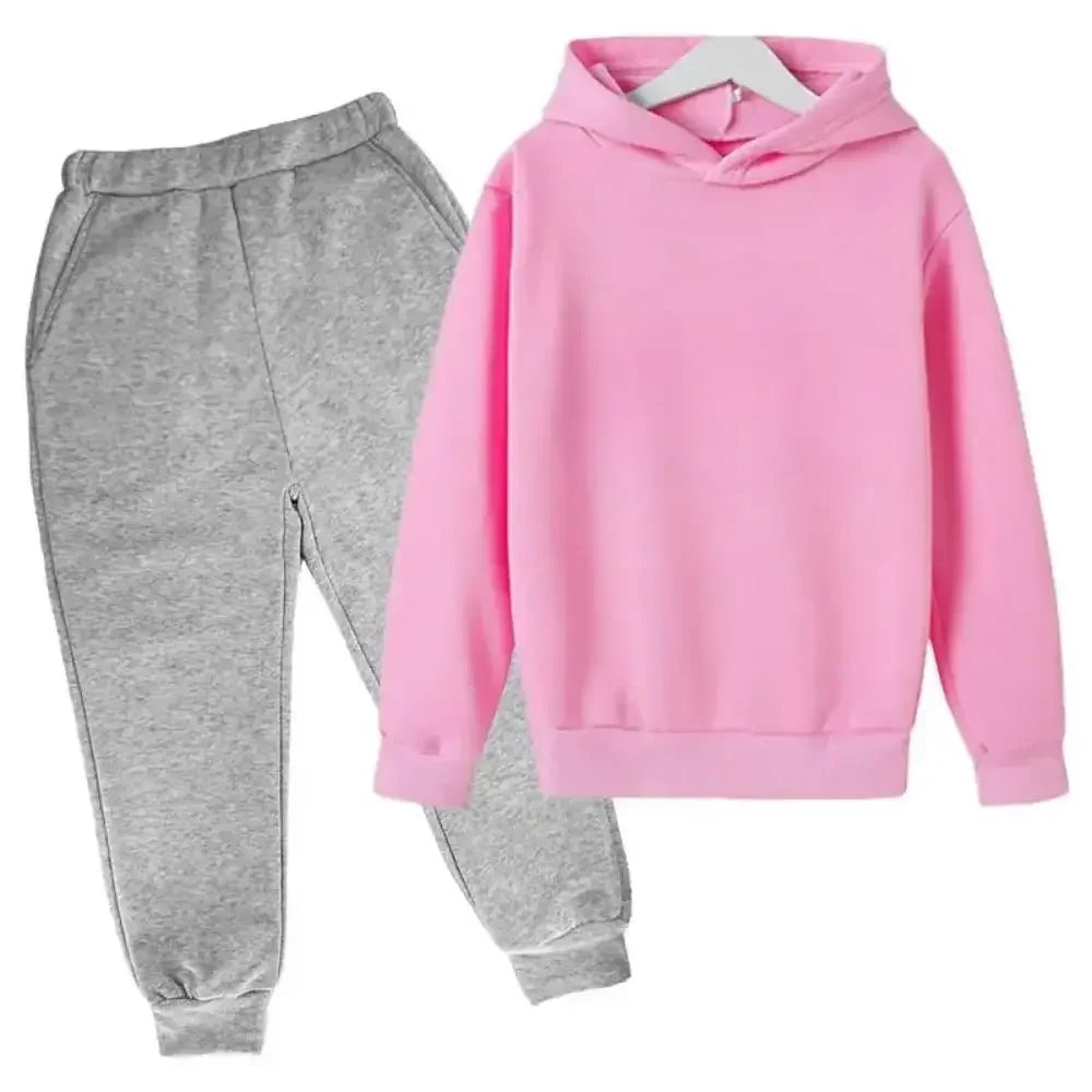 Traje Deportivo Niña 3-14 Años - Top + Pantalones Primavera