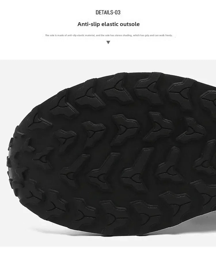 Zapatos deportivos informales y versátiles para hombre, botas de moto cruzadas blancas a la moda, suela suave, transpirabno 2024