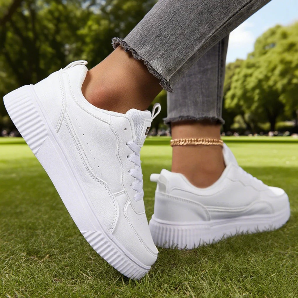 Zapatillas Mujer Blancas Casual - Transpirables