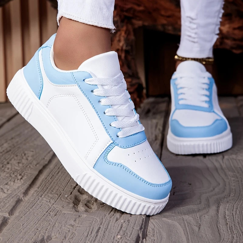 MAEDEF zapatos de mujer, zapatos vulcanizados informales para hombre, zapatillas de deporte con cordones para mujer, zapatos deportivos Unisex cómodos y ligeros antideslizantes