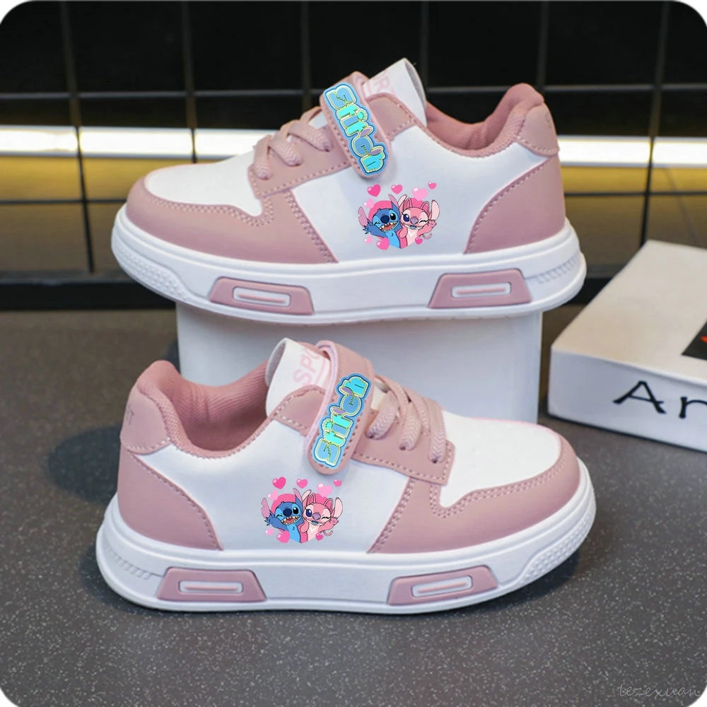 Lilo & Stitch, zapatos para niñas, zapatillas de deporte para niñas, zapatos deportivos informales de princesa Lilo & Stitch, zapatos para estudiantes, zapatos para adolescentes