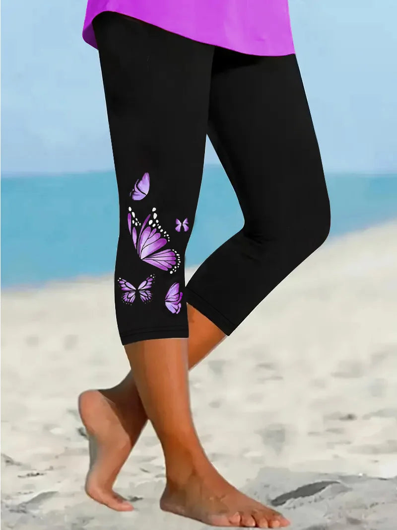Leggings de Mujer con Diseño Estampado, Tres Cuartos, 2006
