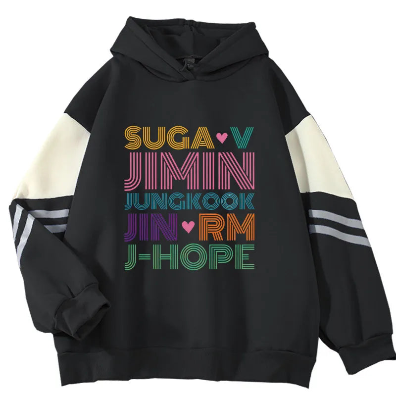 JIMIN JUNG KOOK J-HOPE JIN SUGA V RM sudaderas con capucha hombres/mujeres moda Kpop Sudadera con capucha JIMIN ropa