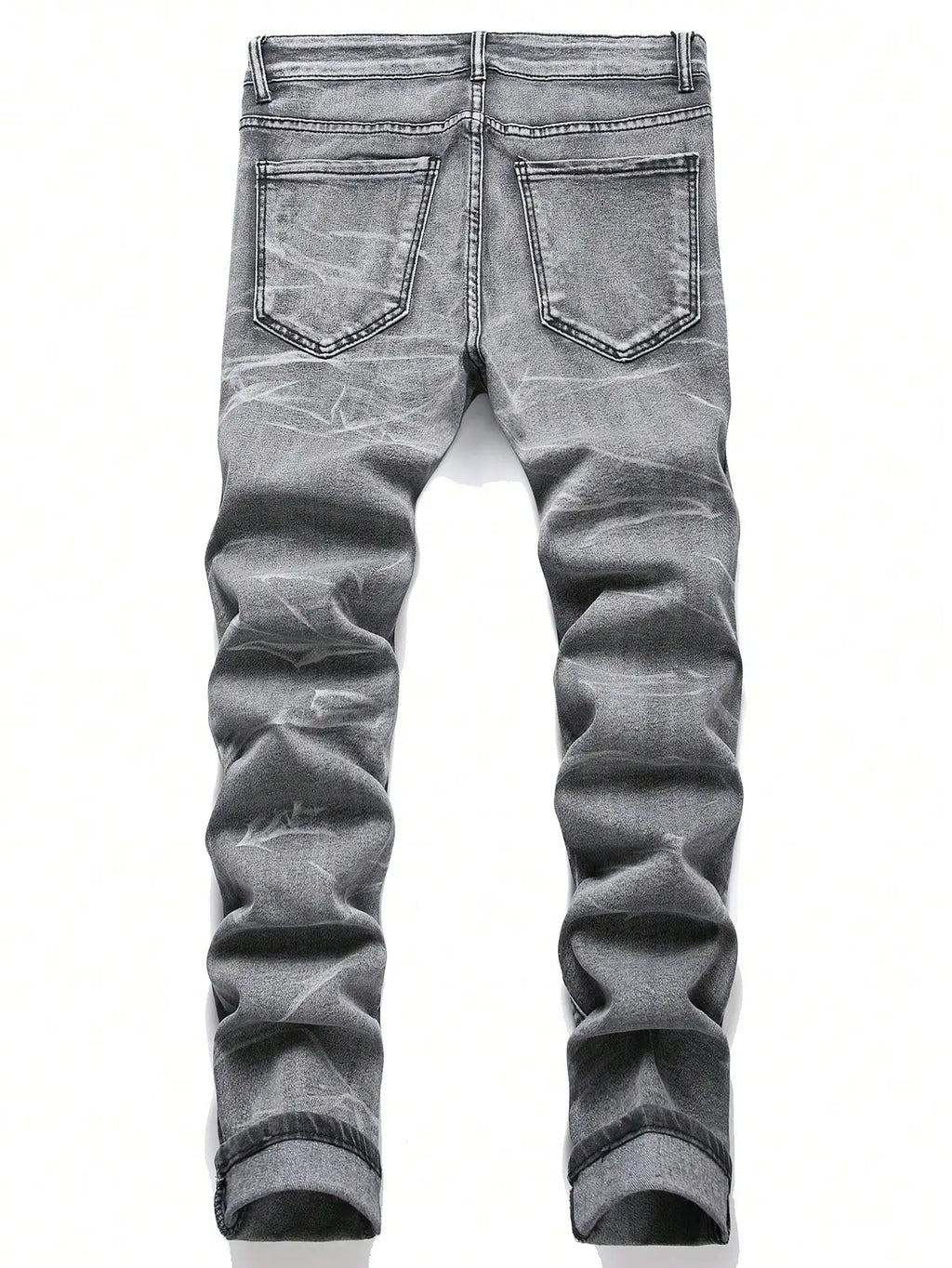 Pantalones Vaqueros Rasgados Hombre - Retales Ajustados