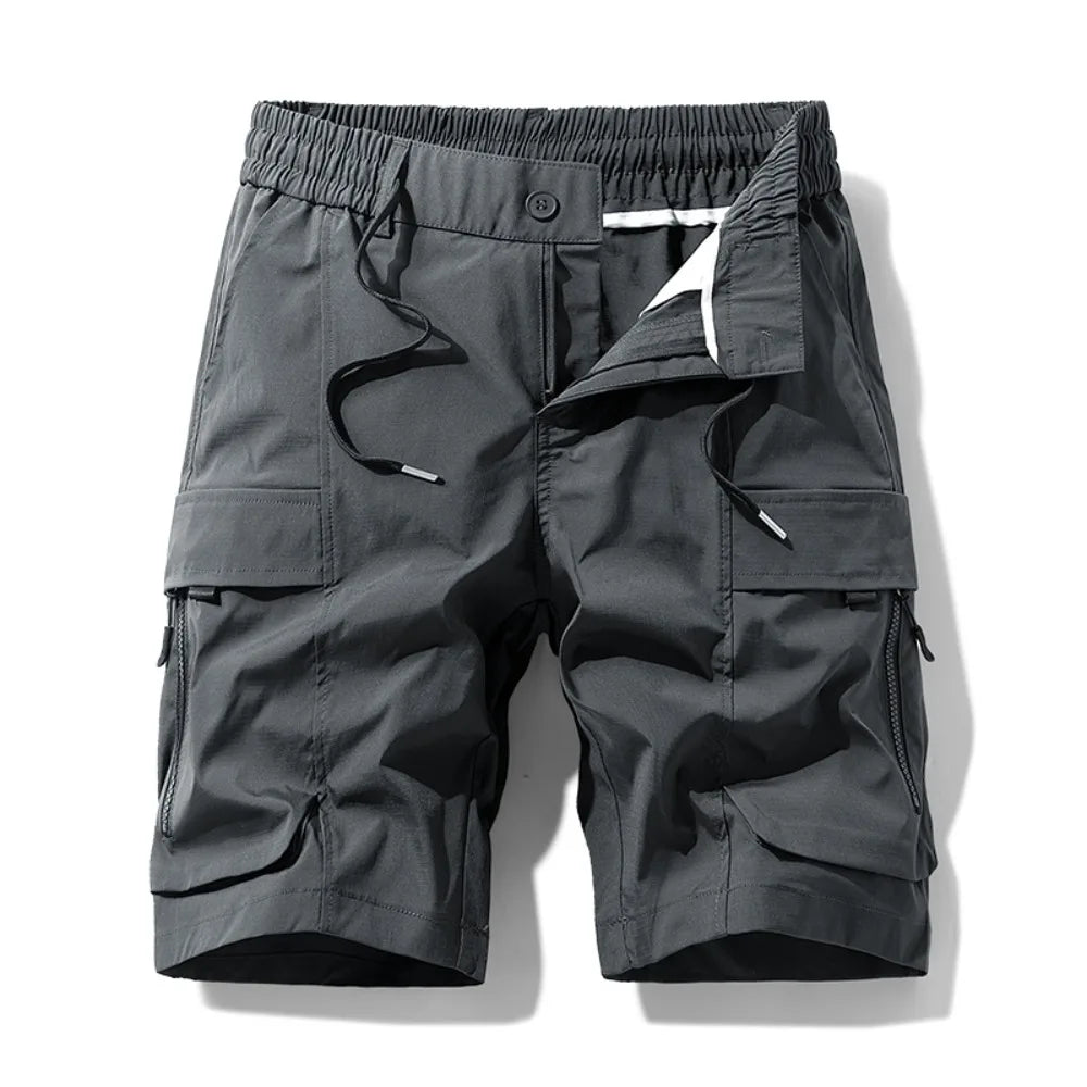 Pantalones Cortos Cargo de Verano para Hombre, de Secado Rápido, Ligeros, para Senderismo, Tácticos, con Múltiples Bolsillos Grandes, Casuales, para Pesca y Golf 2026